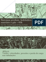 Sistemas prediais, hidráulico-sanitário e gás - Dimensionamento de tubulações