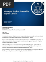 Managing Sophos Firewall in Sophos Central