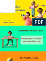 Welcome Class - Acuerdos de La Clase de Inglés