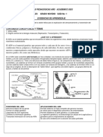 Guía pedagógica Ciencias Naturales grado 9 ADN y ARN