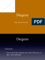 Diegesis: Prof. David Novack