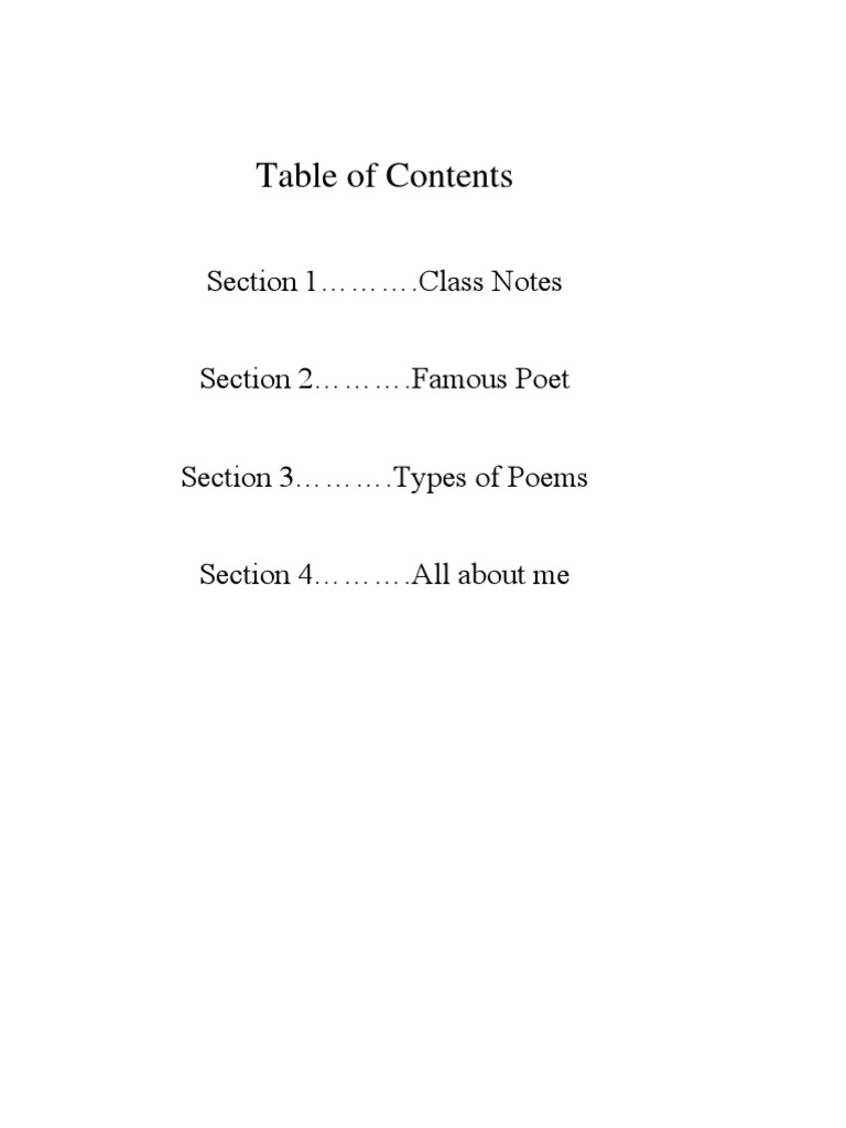 Poetry Class Notes and Analysis | PDF | General Fiction