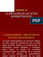 Derecho Procesal Administrativo - UNIDAD IX
