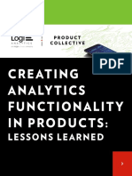 Your Ebook - Creating Analytics Functionality in Products