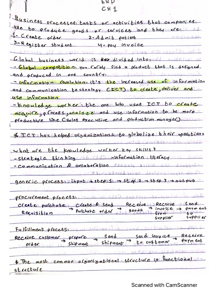ERP | PDF