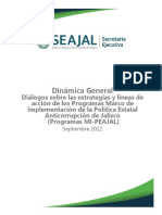 Dinámica General - Diálogos Programas MI-PEAJAL