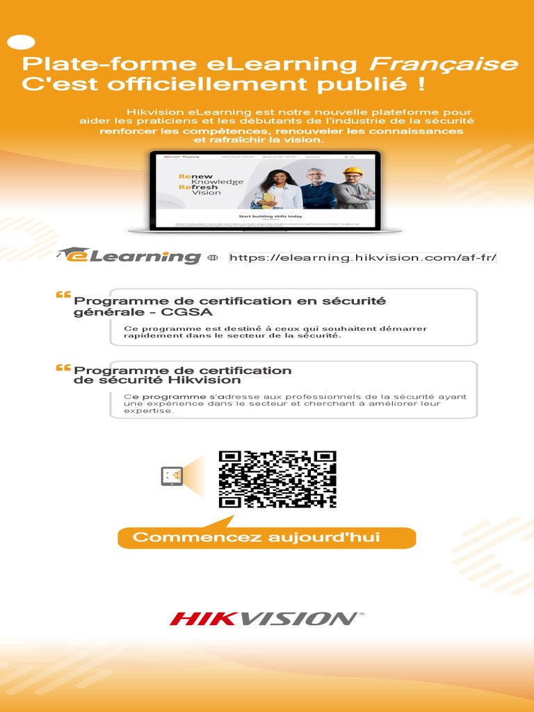 Formation eLearning Hikvision Sécurité | PDF