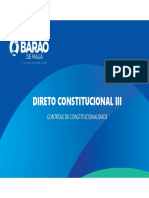 Microsoft PowerPoint - D. CONST. III - PPT - CONTROLE DE CONSTITUCIONALIDADE