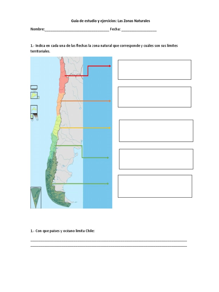 Zonas Climas de Chile para Niños | PDF | Ciencias de la Tierra ...