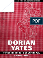 Dorian Yates Training Journal Dorian Yates Croker2016