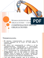 Compensacion - Modos Extintivos de Las Obligaciones - Continuacion