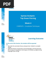 Pert 4 - Syntax Analysis-Top Down Parsing