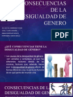 Consecuencias de La Desigualdad de Genero