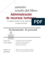 Documento Extractado Del Libro:: Administración de Recursos Humanos