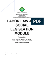 Republic of the Philippines Labor Law Module
