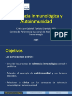 Tolerancia Inmunológica y Autoinmunidad