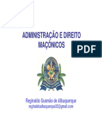 Administração e Direito Maçônicos