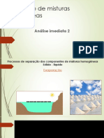 Separação de Misturas Homogêneas: Análise Imediata 2