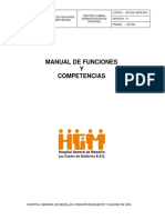 Manual de Funciones Y Competencias