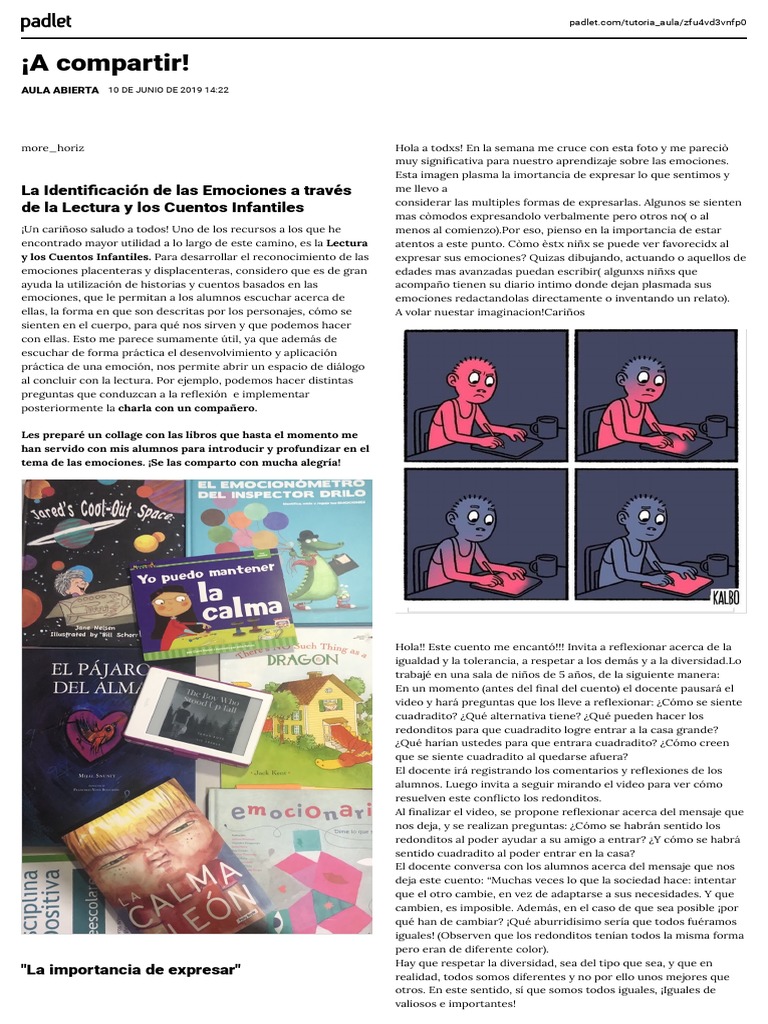Proyecto de Emociones en Educación Inicial | PDF | Las emociones | Empatía