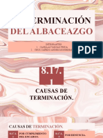 2.4 Terminación: Del Albaceazgo