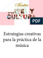 ARTE Y CULTURA - Estrategias Creativas para La Práctica de La Música - MINEDU