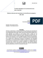 I Sección Historia Personajes y Discursos Político-Ideológicos en La Construcción de Una Historia Identitaria: Rusia y Costa Rica