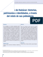 El Municipio de Huizúcar: Historias, Patrimonios e Identidades, A Través Del Relato de Sus Pobladores