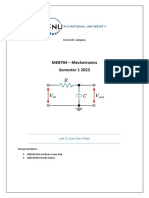 Low Pass Filter Lab Results