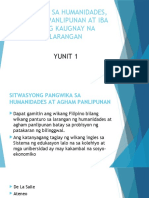 Filipino Sa Humanidades, Agham Panlipunan at Iba Pang Kaugnay Na Larangan