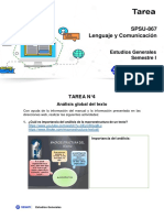 SPSU-867 Lenguaje y Comunicación: Estudios Generales Semestre I