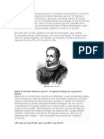 El Día Del Idioma Se Celebra para Hacer Un Homenaje Al Exponente Por Excelencia Del Castellano Que Es