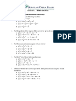 Exercise 1 - Differentiation: Work Out The Following Differentiations Systematically!