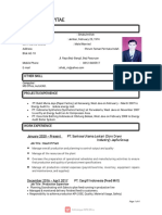 CURRICULUM VITAE PERSONAL DATA