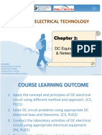 Det1013 - Electrical Technology: DC Equivalent Circuit & Network Theorem