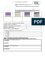 Guía de Matemática sobre Números Decimales para 5° Año
