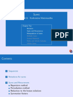 ITT9131 Konkreetne Matemaatika: Chapter Two Notation Sums and Recurrences Manipulation of Sums