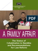 A Family Affair: The Status of Cohabitation in Namibia and Recommendations For Law Reform