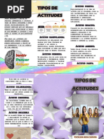 Tipos de Actitudes Triptico