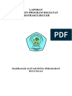 3.2 Laporan Pelaksanaan Kegiatan Ekstrakurikuler