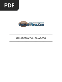 I Formation Playbook