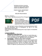 AP Lesson 11 Quarter 3 Mga Makasaysayang Pook Sa NCR