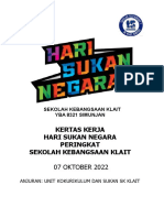 Kertas Kerja Program Hari Sukan Negara S