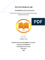 Tugas Makalah: Kepemimpinan Dalam Islam