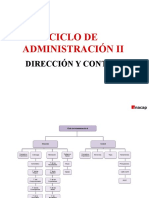 Ciclo de Administración Ii: Dirección Y Control