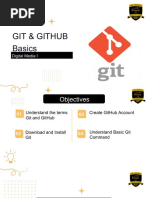 Git & Github Basics: Digital Media I