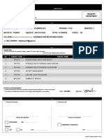 Registration Form (Returning) : Registry Department