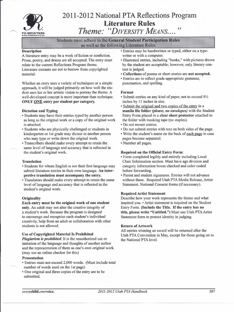 Literature Rules PDF Translations Copyright