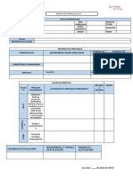 FORMATO - Sesión de Aprendizaje MRC