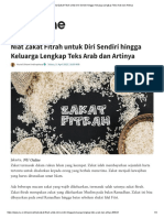 Niat Zakat Fitrah Lengkap